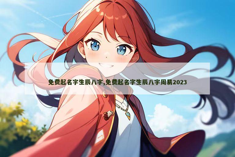 免费起名字生辰八字,免费起名字生辰八字周易2023