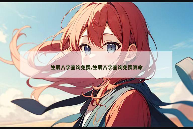 生辰八字查询免费,生辰八字查询免费算命