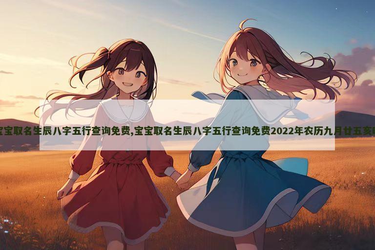 宝宝取名生辰八字五行查询免费,宝宝取名生辰八字五行查询免费2022年农历九月廿五亥时