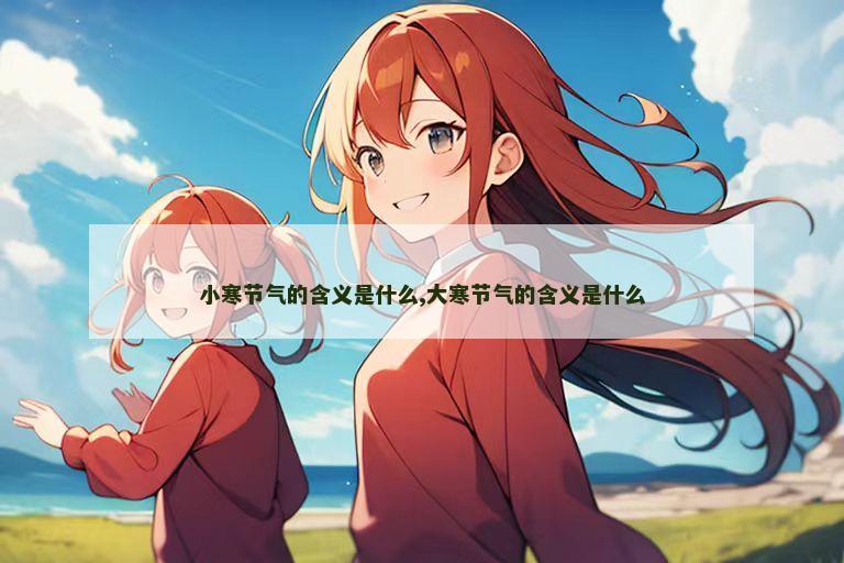 小寒节气的含义是什么,大寒节气的含义是什么