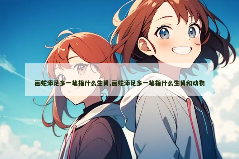 画蛇添足多一笔指什么生肖,画蛇添足多一笔指什么生肖和动物